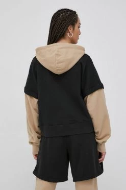 Γυναικεία Χωρίς φερμουάρ Βαμβακερή μπλούζα Puma Title Nine χρώμα: μαύρο, -Puma Κατάστημα unnamed file 1008