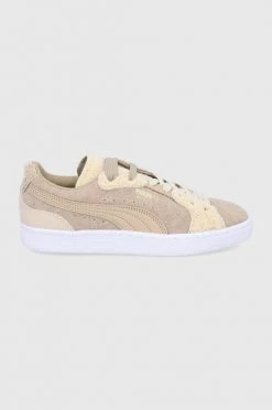 Γυναικεία Sneakers Δερμάτινα παπούτσια Puma Title Nine μπεζ