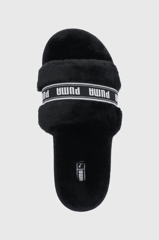 Γυναικεία Παντόφλες Puma Puma Fluff μαύρο 4 Γυναικεία Παντόφλες Puma Puma Fluff μαύρο - Image 4