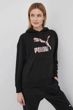 Γυναικεία Χωρίς φερμουάρ Μπλούζα Puma μαύρο,