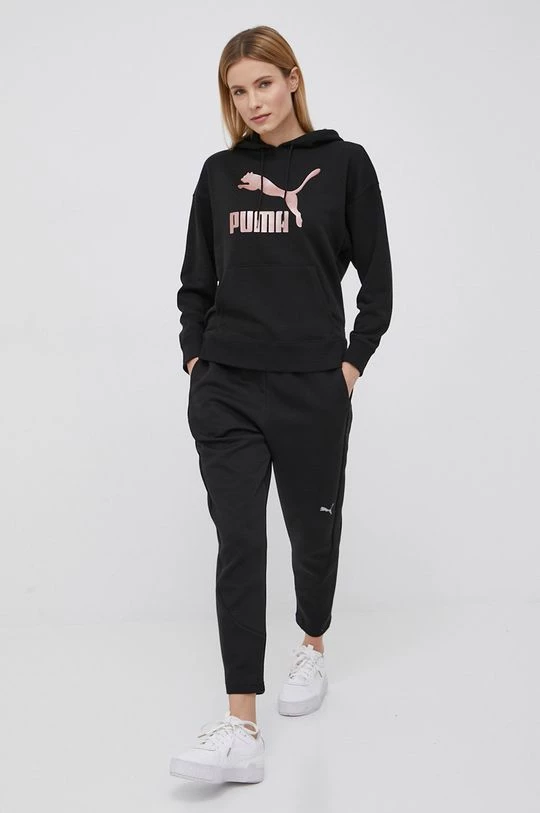 Γυναικεία Χωρίς φερμουάρ Μπλούζα Puma μαύρο, 2 Γυναικεία Χωρίς φερμουάρ Μπλούζα Puma μαύρο, - Image 2