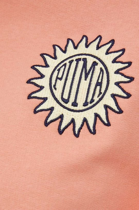 Γυναικεία Χωρίς φερμουάρ Βαμβακερή μπλούζα Puma χρώμα: πορτοκαλί, 5 Γυναικεία Χωρίς φερμουάρ Βαμβακερή μπλούζα Puma χρώμα: πορτοκαλί, - Image 5