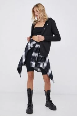 Γυναικεία Με φερμουάρ Μπλούζα Puma χρώμα: μαύρο