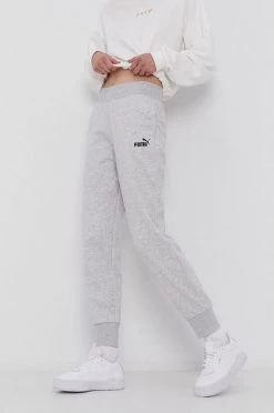 Γυναικεία Παντελόνια φόρμας Παντελόνι Puma χρώμα: γκρι