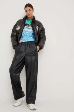 Γυναικεία Υφασμάτινα Παντελόνι Puma μαύρο,