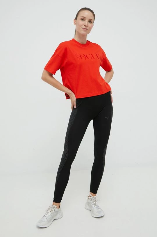 Γυναικεία Κοντομάνικο Βαμβακερό μπλουζάκι Puma Vogue , χρώμα: κόκκινο 2 Γυναικεία Κοντομάνικο Βαμβακερό μπλουζάκι Puma Vogue , χρώμα: κόκκινο - Image 2