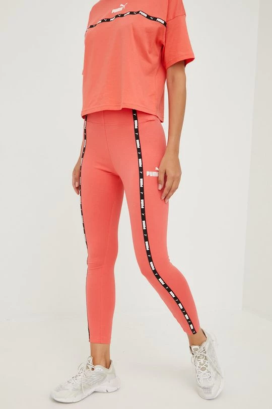 Γυναικεία Κολάν Puma Power Tape πορτοκαλί 4 Γυναικεία Κολάν Puma Power Tape πορτοκαλί - Image 4