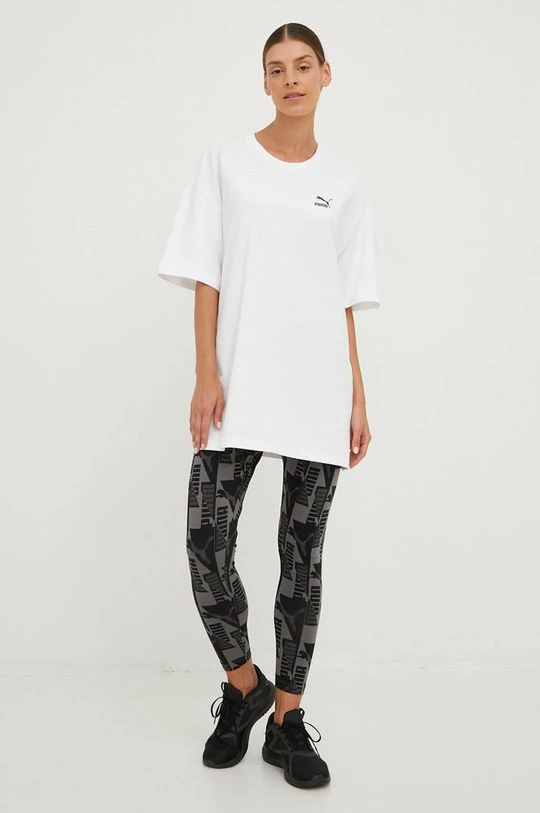 Γυναικεία Κοντομάνικο Βαμβακερό μπλουζάκι Puma άσπρο 2 Γυναικεία Κοντομάνικο Βαμβακερό μπλουζάκι Puma άσπρο - Image 2