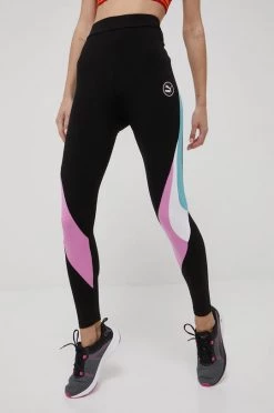 Γυναικεία Κολάν Puma Swxp χρώμα: μαύρο