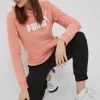 Γυναικεία Χωρίς φερμουάρ Μπλούζα Puma χρώμα: πορτοκαλί,