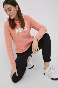 Γυναικεία Χωρίς φερμουάρ Μπλούζα Puma χρώμα: πορτοκαλί,