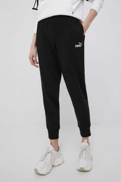 Γυναικεία Παντελόνια φόρμας Παντελόνι Puma χρώμα: μαύρο