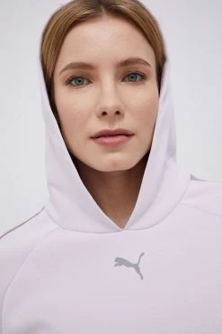 Γυναικεία Χωρίς φερμουάρ Μπλούζα Puma χρώμα: μοβ, -Puma Κατάστημα unnamed file 1906