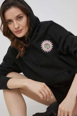 Γυναικεία Χωρίς φερμουάρ Βαμβακερή μπλούζα Puma χρώμα: μαύρο, -Puma Κατάστημα unnamed file 1916