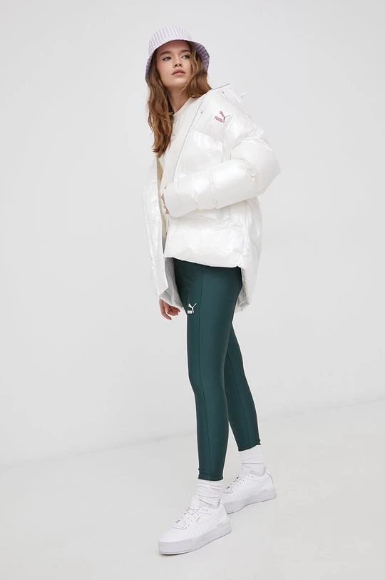 Γυναικεία Χωρίς φερμουάρ Βαμβακερή μπλούζα Puma χρώμα: κρεμ 2 Γυναικεία Χωρίς φερμουάρ Βαμβακερή μπλούζα Puma χρώμα: κρεμ - Image 2