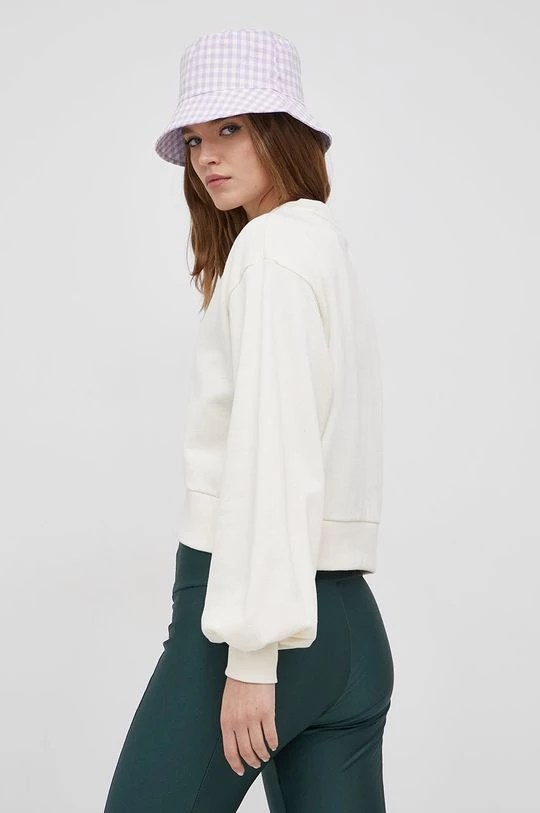 Γυναικεία Χωρίς φερμουάρ Βαμβακερή μπλούζα Puma χρώμα: κρεμ 3 Γυναικεία Χωρίς φερμουάρ Βαμβακερή μπλούζα Puma χρώμα: κρεμ - Image 3