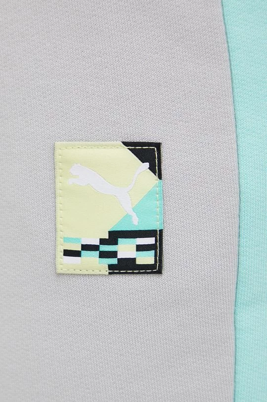 Γυναικεία Παντελόνια φόρμας Βαμβακερό παντελόνι Puma χρώμα: γκρι 4 Γυναικεία Παντελόνια φόρμας Βαμβακερό παντελόνι Puma χρώμα: γκρι - Image 4