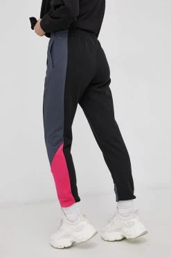 Γυναικεία Παντελόνια φόρμας Βαμβακερό παντελόνι Puma χρώμα: μαύρο -Puma Κατάστημα unnamed file 1945