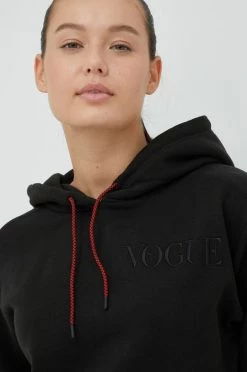 Γυναικεία Χωρίς φερμουάρ Βαμβακερή μπλούζα Puma Vogue γυναικεία, χρώμα: μαύρο, με κουκούλα -Puma Κατάστημα unnamed file 195