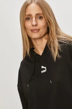 Γυναικεία Χωρίς φερμουάρ Βαμβακερή μπλούζα Puma χρώμα: μαύρο -Puma Κατάστημα unnamed file 2001