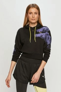 Γυναικεία Χωρίς φερμουάρ Μπλούζα Puma χρώμα: μαύρο