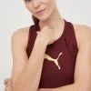 Γυναικεία Αμάνικος Τοπ προπόνησης Puma Fit Eversculpt κάστανο