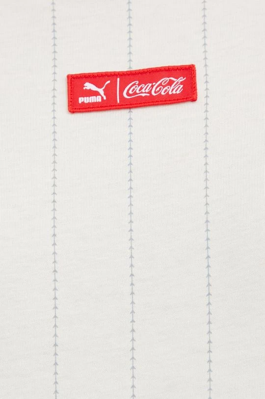 Γυναικεία Κοντομάνικο Βαμβακερό μπλουζάκι Puma Puma X Coca Cola μπεζ 5 Γυναικεία Κοντομάνικο Βαμβακερό μπλουζάκι Puma Puma X Coca Cola μπεζ - Image 5