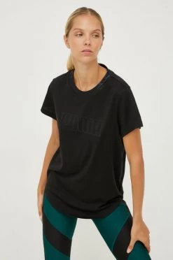 Γυναικεία Κοντομάνικο Μπλουζάκι προπόνησης Puma Safari Glam μαύρο