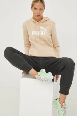 Γυναικεία Χωρίς φερμουάρ Μπλούζα Puma μπεζ,