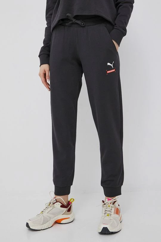 Γυναικεία Παντελόνια φόρμας Παντελόνι Puma χρώμα: γκρι 1 Γυναικεία Παντελόνια φόρμας Παντελόνι Puma χρώμα: γκρι