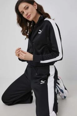 Γυναικεία Με φερμουάρ Μπλούζα Puma χρώμα: μαύρο,