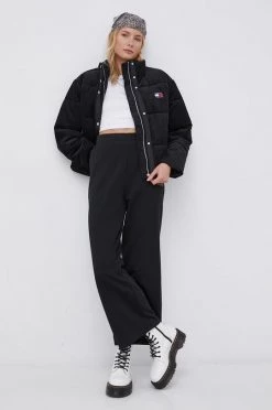 Γυναικεία Παντελόνια φόρμας Παντελόνι Puma χρώμα: μαύρο