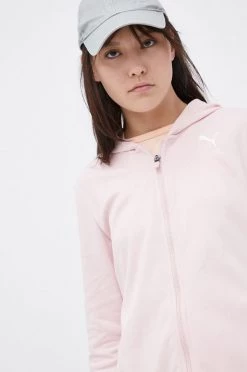 Γυναικεία Με φερμουάρ Μπλούζα Puma χρώμα: ροζ -Puma Κατάστημα unnamed file 2498