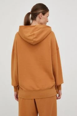 Γυναικεία Χωρίς φερμουάρ Βαμβακερή μπλούζα Puma χρώμα: καφέ, -Puma Κατάστημα unnamed file 258