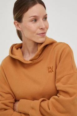 Γυναικεία Χωρίς φερμουάρ Βαμβακερή μπλούζα Puma χρώμα: καφέ, -Puma Κατάστημα unnamed file 260