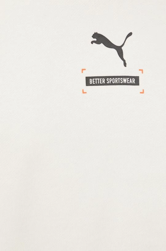 Γυναικεία Χωρίς φερμουάρ Βαμβακερή μπλούζα Puma χρώμα: μπεζ, 5 Γυναικεία Χωρίς φερμουάρ Βαμβακερή μπλούζα Puma χρώμα: μπεζ, - Image 5