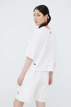 Γυναικεία Κοντομάνικο Βαμβακερό μπλουζάκι Puma άσπρο -Puma Κατάστημα unnamed file 2742