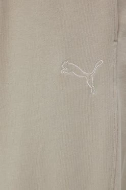 Γυναικεία Παντελόνια φόρμας Βαμβακερό παντελόνι Puma χρώμα: μπεζ -Puma Κατάστημα unnamed file 2835