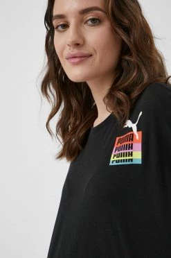 Γυναικεία Κοντομάνικο Βαμβακερό μπλουζάκι Puma μαύρο -Puma Κατάστημα unnamed file 2856