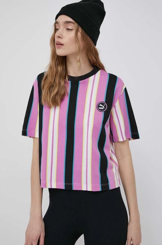 Γυναικεία Κοντομάνικο Μπλουζάκι Puma χρώμα: ροζ 1 Γυναικεία Κοντομάνικο Μπλουζάκι Puma χρώμα: ροζ