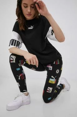 Γυναικεία Κολάν Puma χρώμα: μαύρο