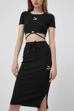 Γυναικεία Φούστες Φούστα Puma μαύρο,