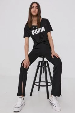 Γυναικεία Κοντομάνικο Μπλουζάκι Puma χρώμα: μαύρο