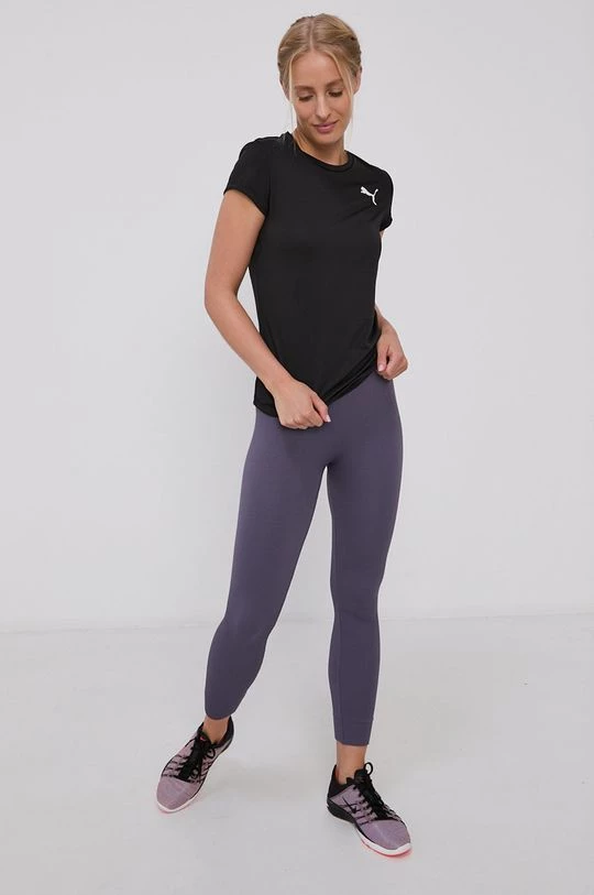 Γυναικεία Κοντομάνικο Μπλουζάκι Puma χρώμα: μαύρο 2 Γυναικεία Κοντομάνικο Μπλουζάκι Puma χρώμα: μαύρο - Image 2