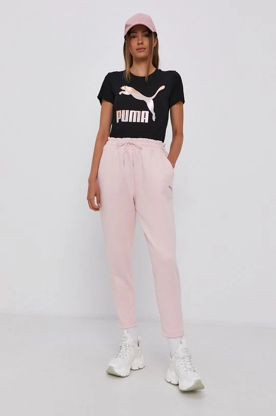 Γυναικεία Παντελόνια φόρμας Παντελόνι Puma χρώμα: ροζ 2 Γυναικεία Παντελόνια φόρμας Παντελόνι Puma χρώμα: ροζ - Image 2