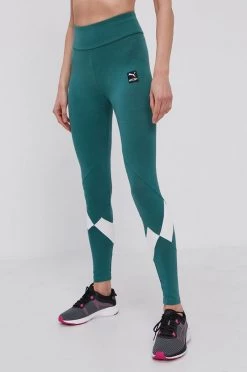 Γυναικεία Κολάν Puma χρώμα: πράσινο