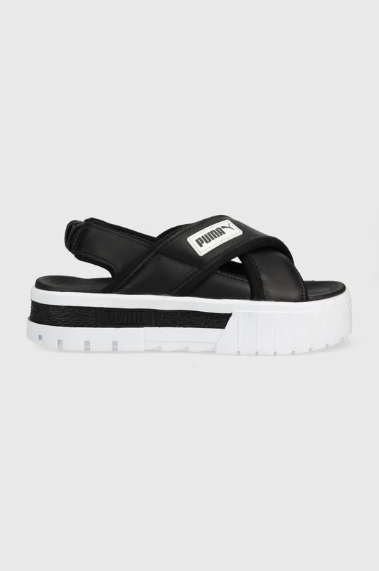 Γυναικεία Σανδάλια Δερμάτινα σανδάλια Puma Mayze Sandal L Wns μαύρο 1 Γυναικεία Σανδάλια Δερμάτινα σανδάλια Puma Mayze Sandal L Wns μαύρο