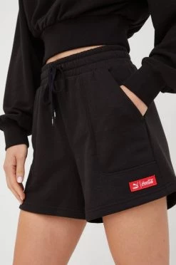Γυναικεία Σορτς Puma Puma X Coca Cola μαύρο