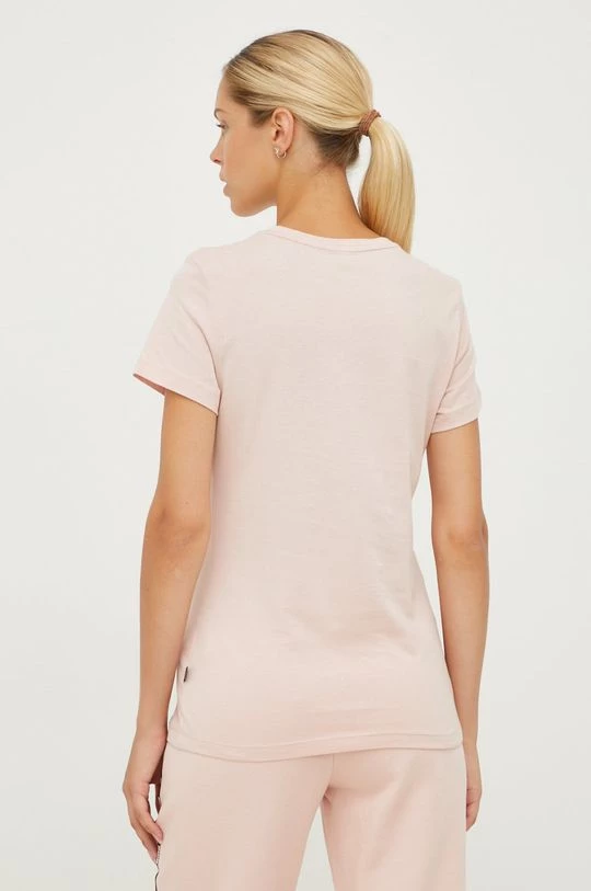 Γυναικεία Κοντομάνικο Βαμβακερό μπλουζάκι Puma ροζ 3 Γυναικεία Κοντομάνικο Βαμβακερό μπλουζάκι Puma ροζ - Image 3