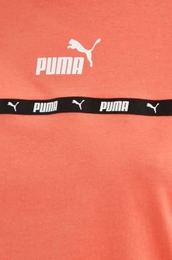Γυναικεία Κοντομάνικο Μπλουζάκι Puma Power Tape πορτοκαλί -Puma Κατάστημα unnamed file 3174
